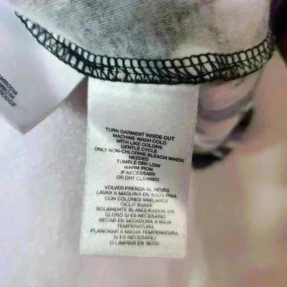 Anne Klein sport women's purple geometric blouse size petite medium - Picture 4 of 5